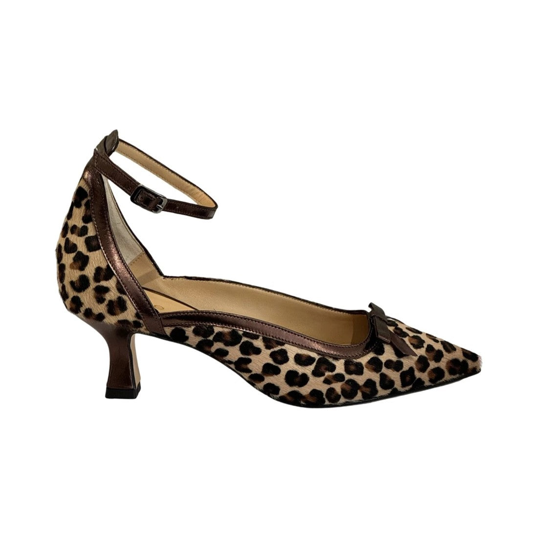 Animal Print Slingback Court Shoes