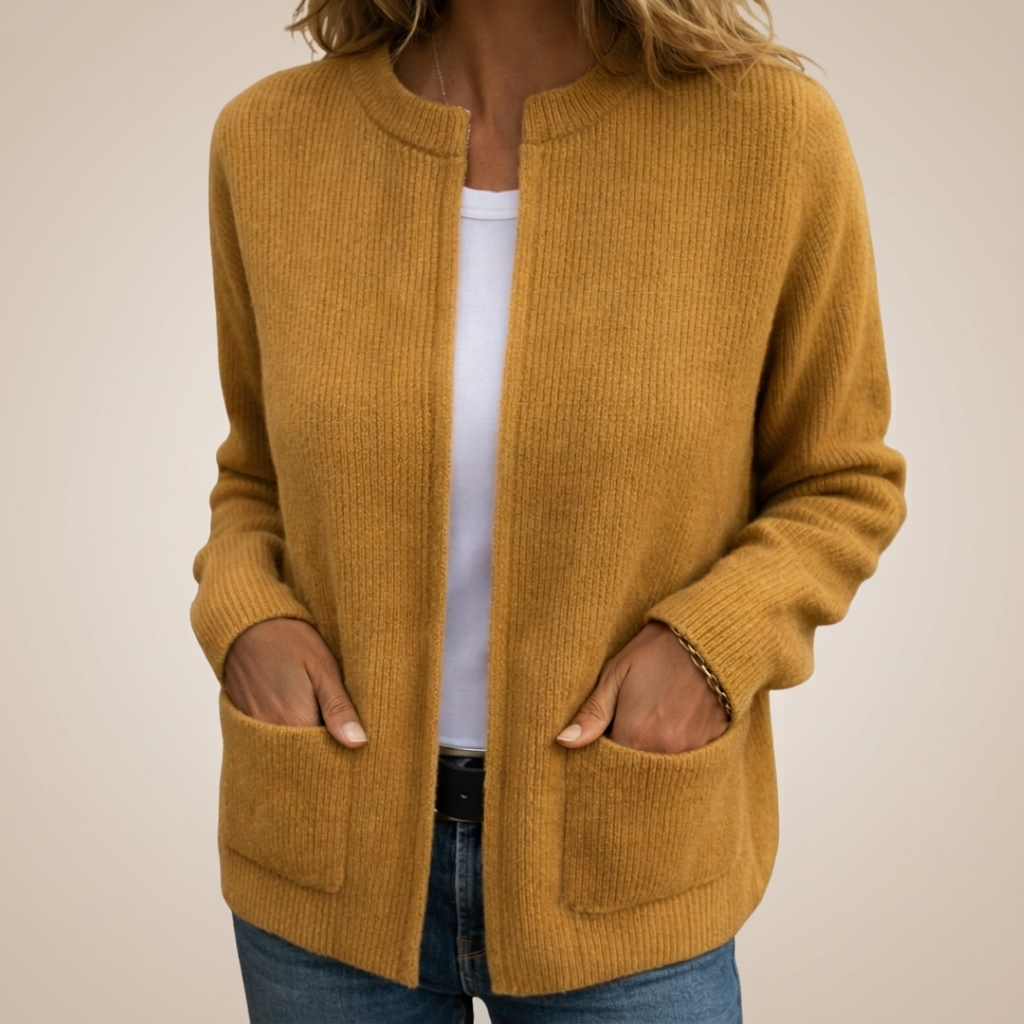 Annika - Cozy Cardigan with Deep Pockets
