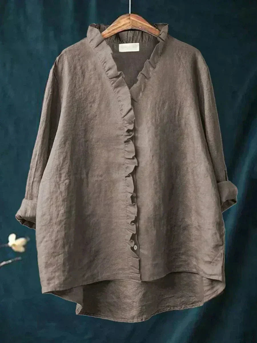 Elegant Breathable Summer Blouse