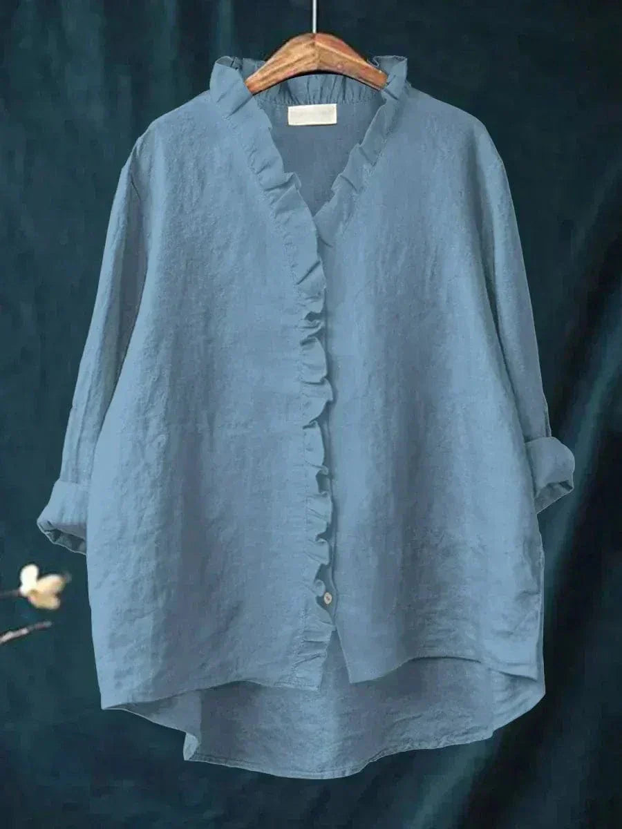 Elegant Breathable Summer Blouse