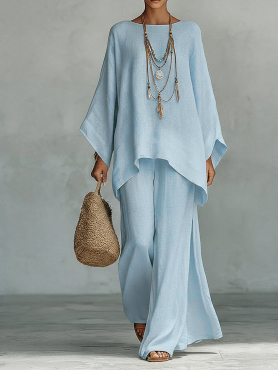 Celeste | Elegant Linen Two-Piece Set