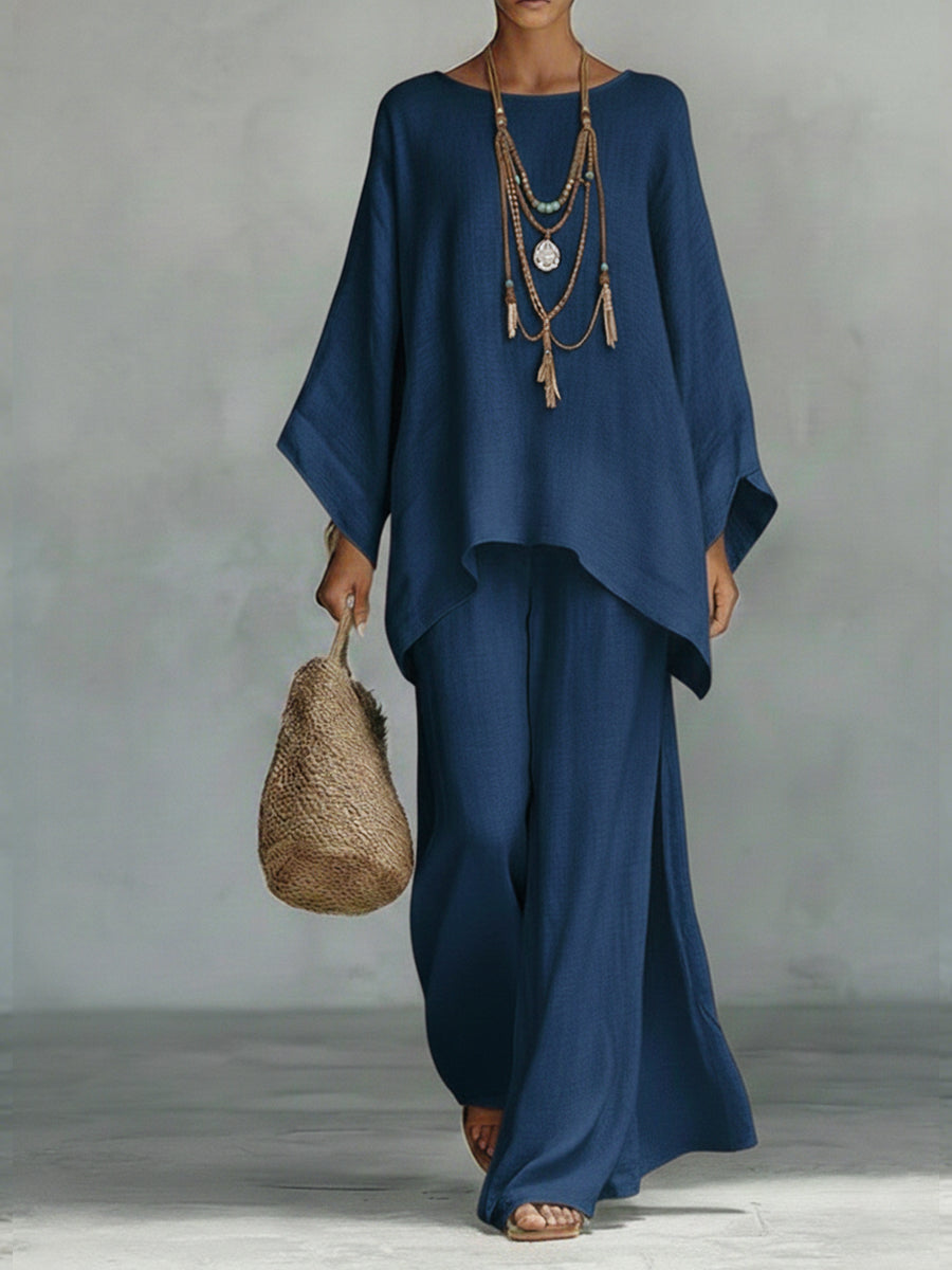 Celeste | Elegant Linen Two-Piece Set
