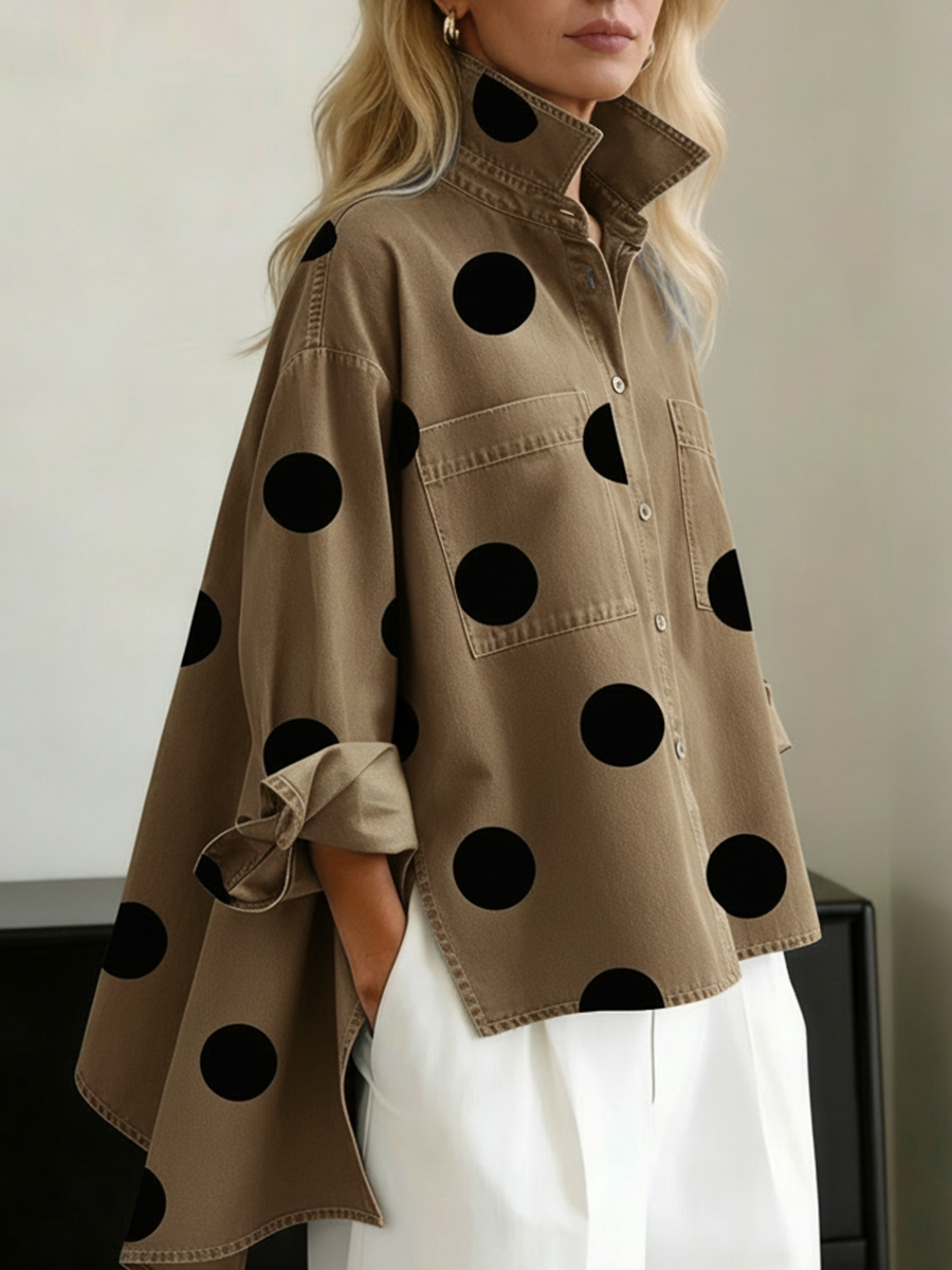 Peggy - Polka Dot Overshirt
