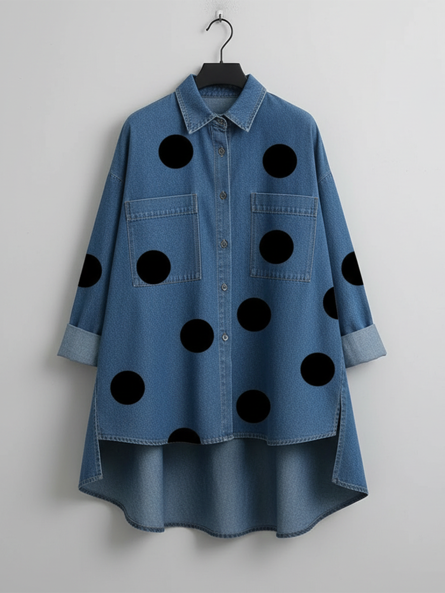 Peggy - Polka Dot Overshirt