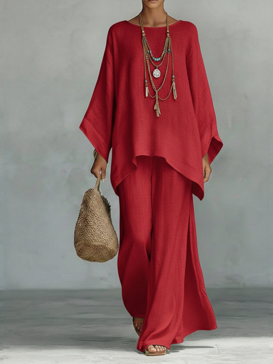 Celeste | Elegant Linen Two-Piece Set