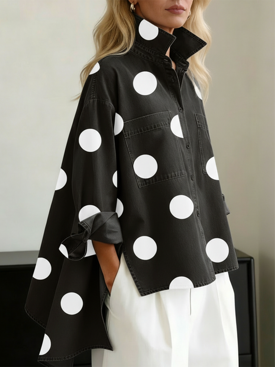 Peggy - Polka Dot Overshirt