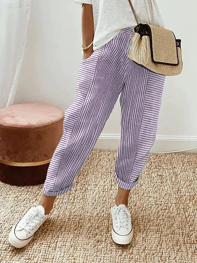 Jennifer | Classic Striped Trousers