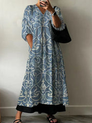 Lia | Elegant Floral Print Dress