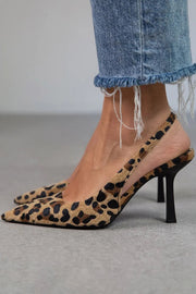 Animal Print Ballet Flats with Strap