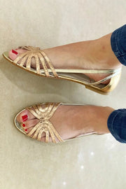 Eleonora | Golden Summer Glow Sandals