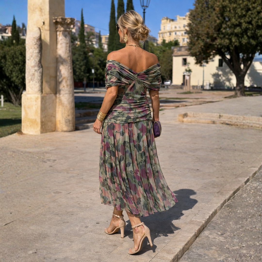 Mikaela - Off Shoulder Maxi Dress