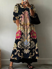 Clara | Elegant Printed Dress