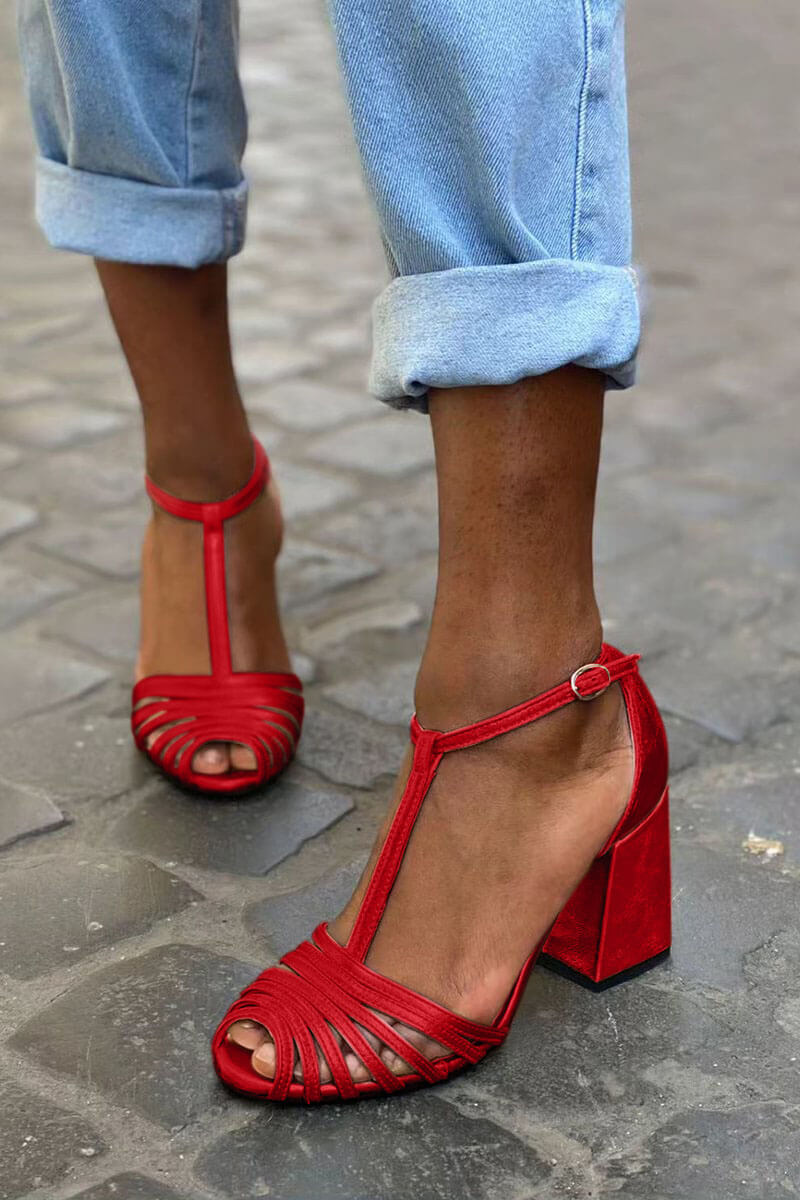 Elegant T-Bar Sandals