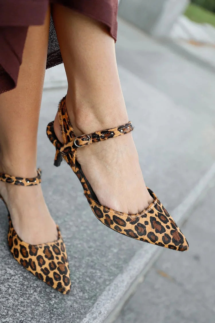 Elegant Sandals with Metallic Straps