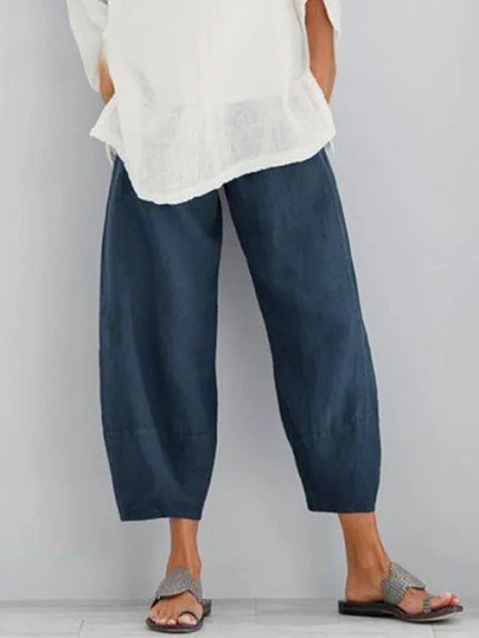 Margaret | Casual Cropped Trousers