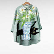 Elegant Breathable Summer Blouse