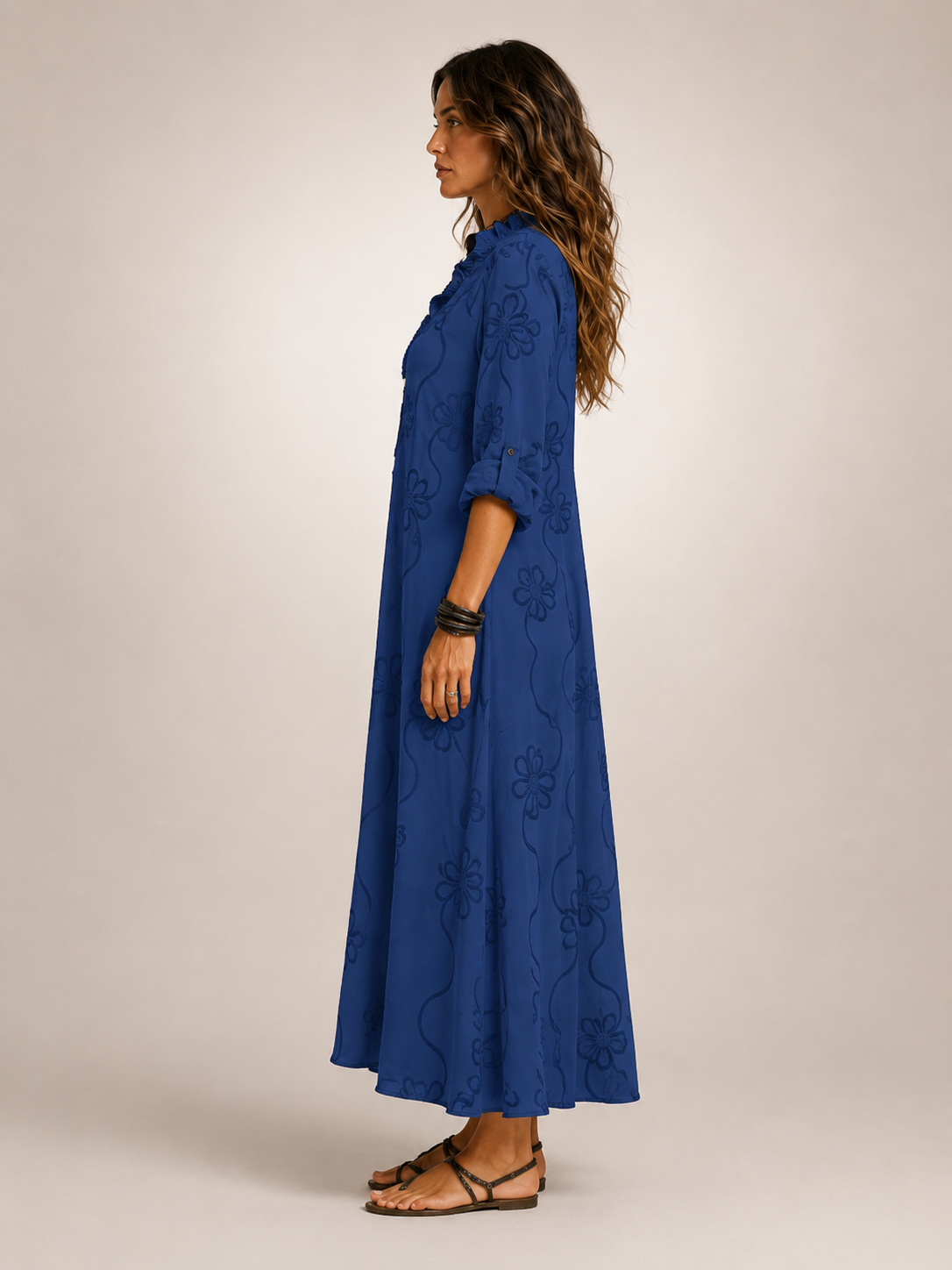 Merle | Tummy Covering Floral Summer Dress