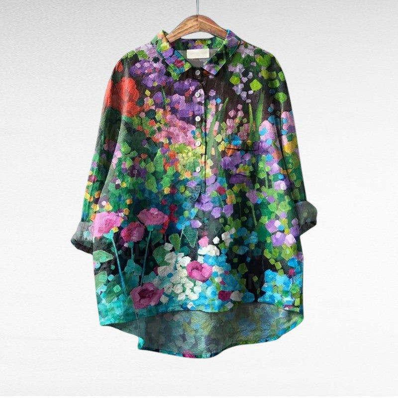 Elegant Breathable Summer Blouse
