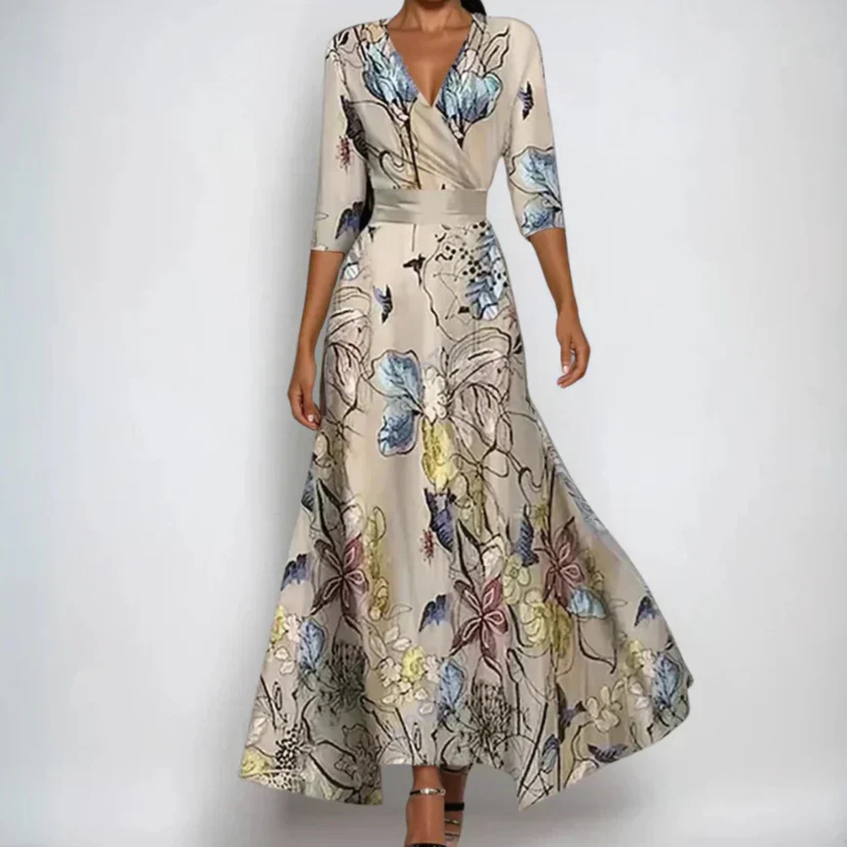 Emily | Luxury Floral Maxi Dress