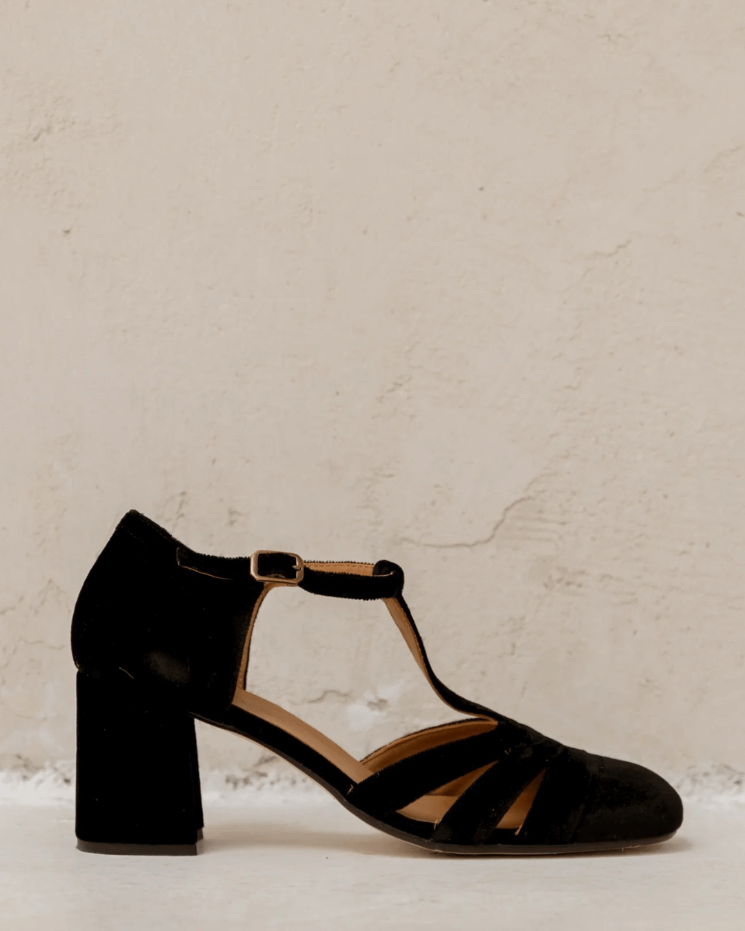 Woven Block Heel Sandals