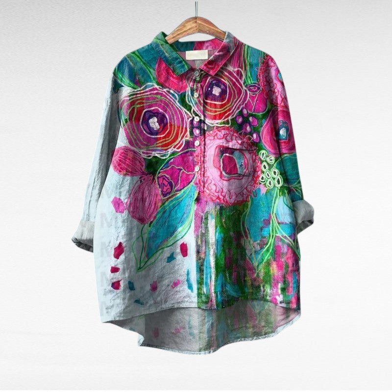 Elegant Breathable Summer Blouse