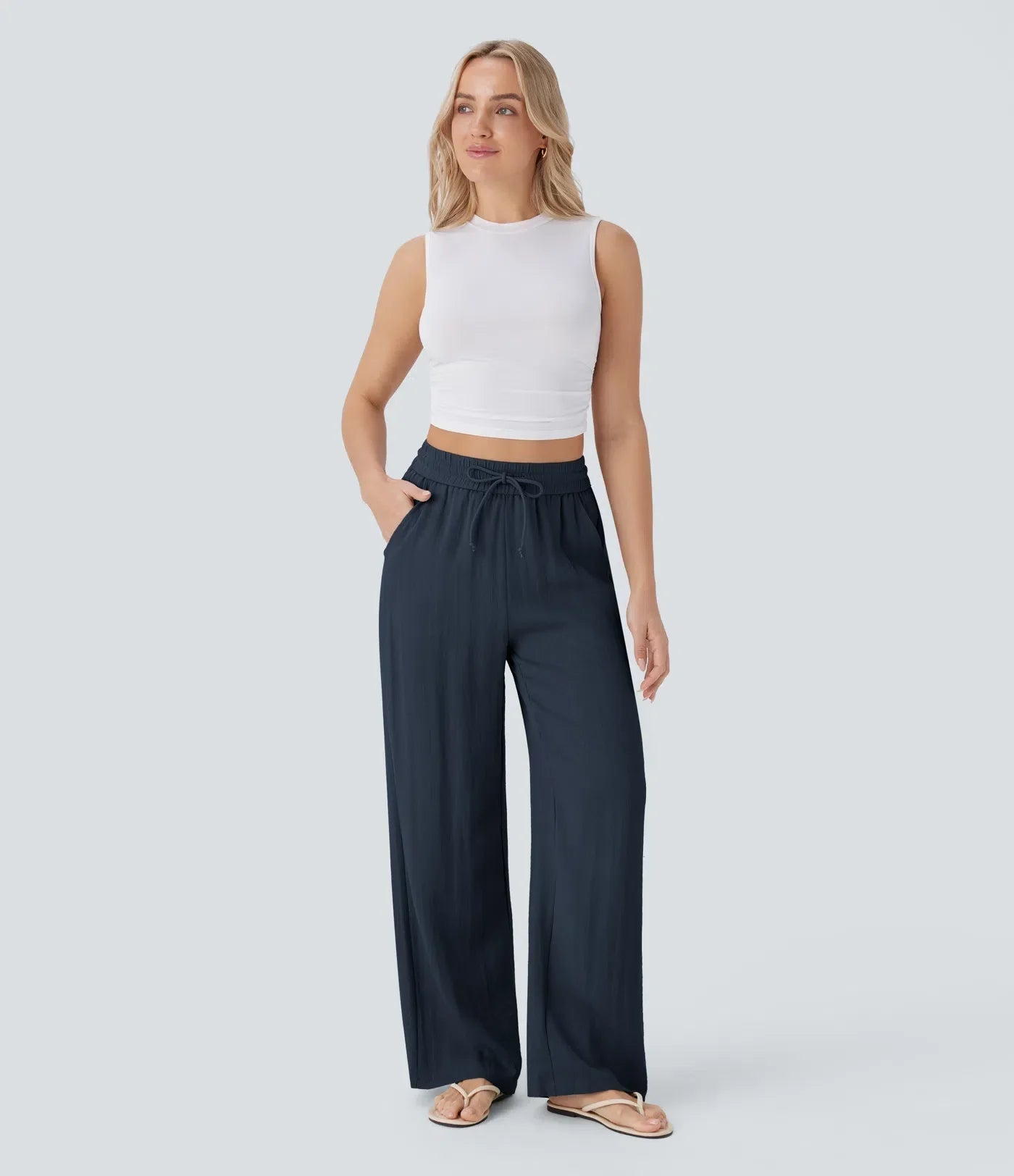 Sarah | Effortless Wide-Leg Trousers