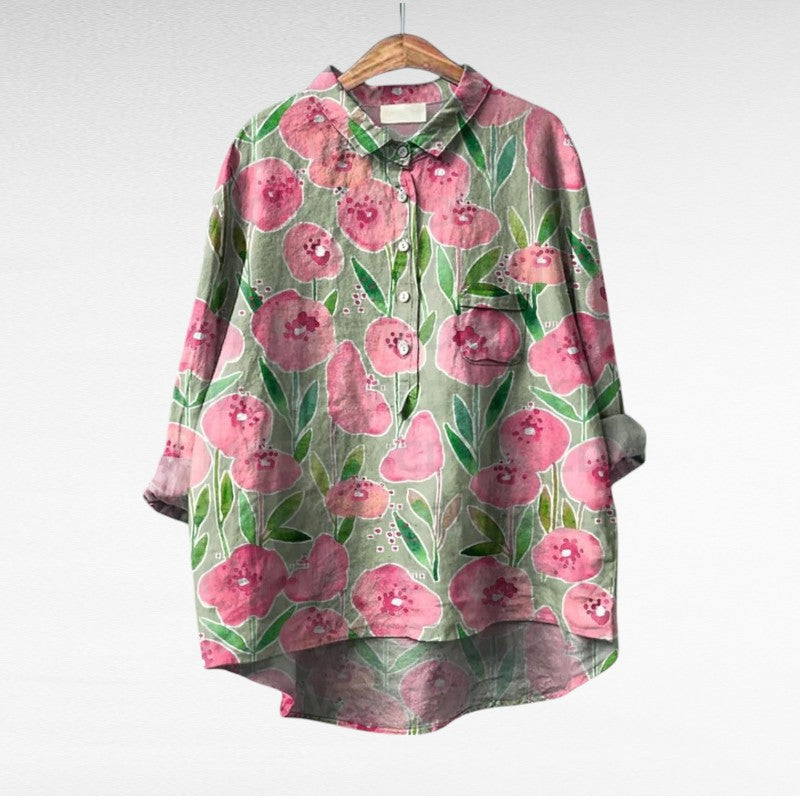 Elegant Breathable Summer Blouse