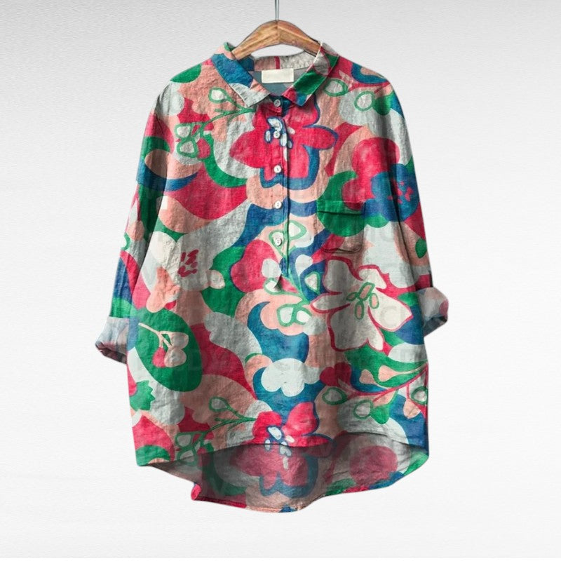 Elegant Breathable Summer Blouse