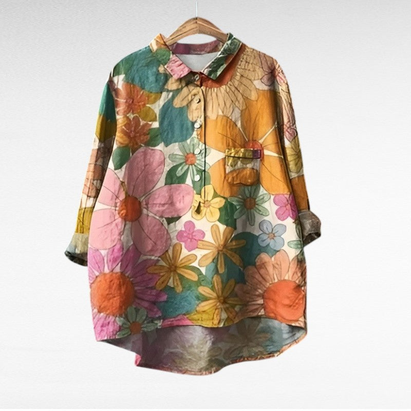 Elegant Breathable Summer Blouse