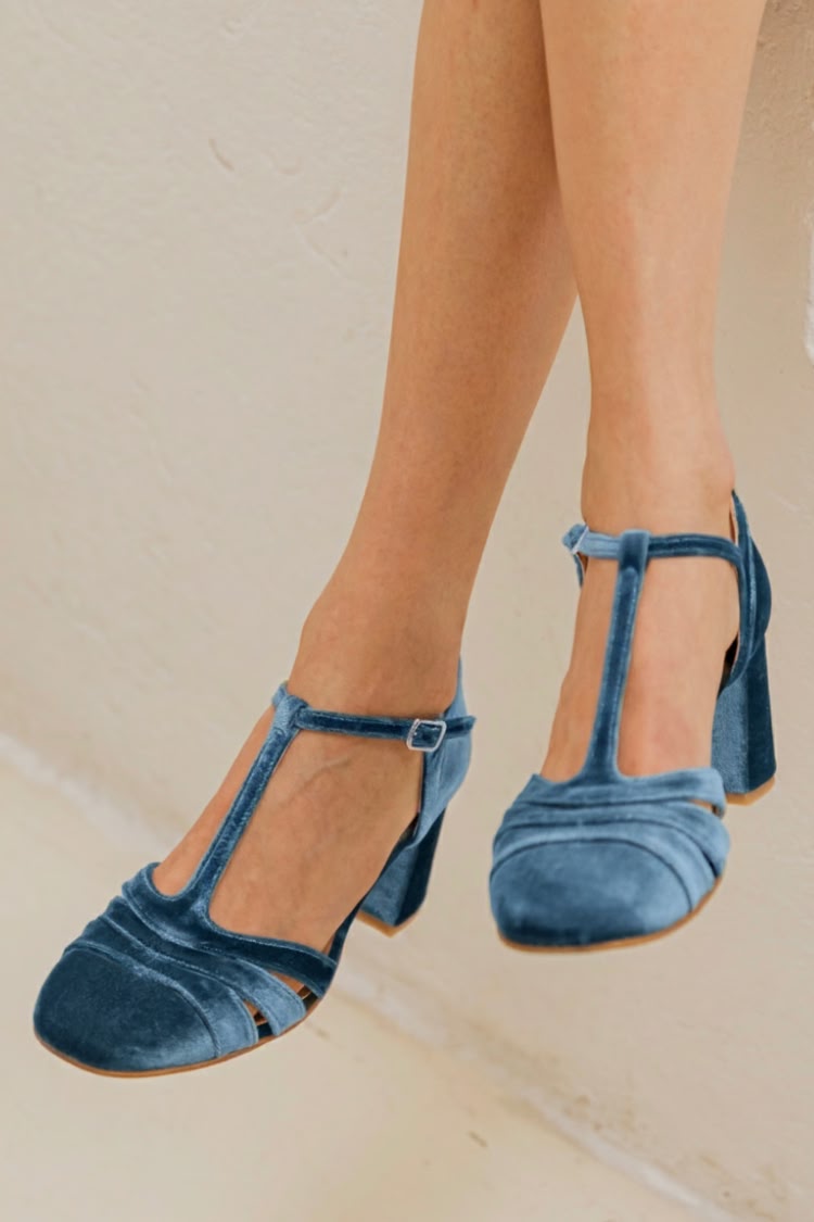 Woven Block Heel Sandals