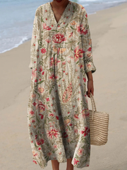 Soraya | Breezy Summer Dress with Long Sleeves