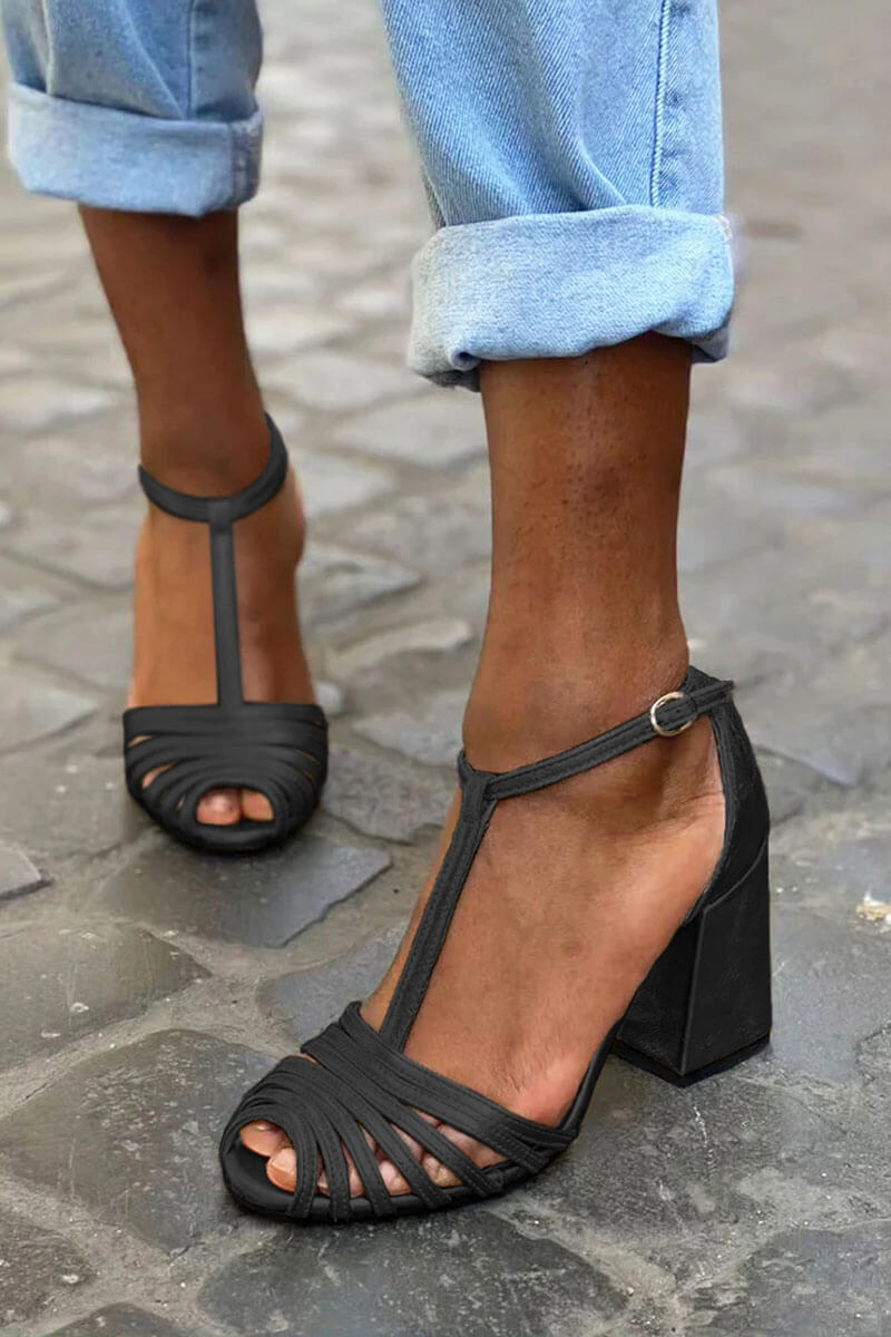 Elegant T-Bar Sandals