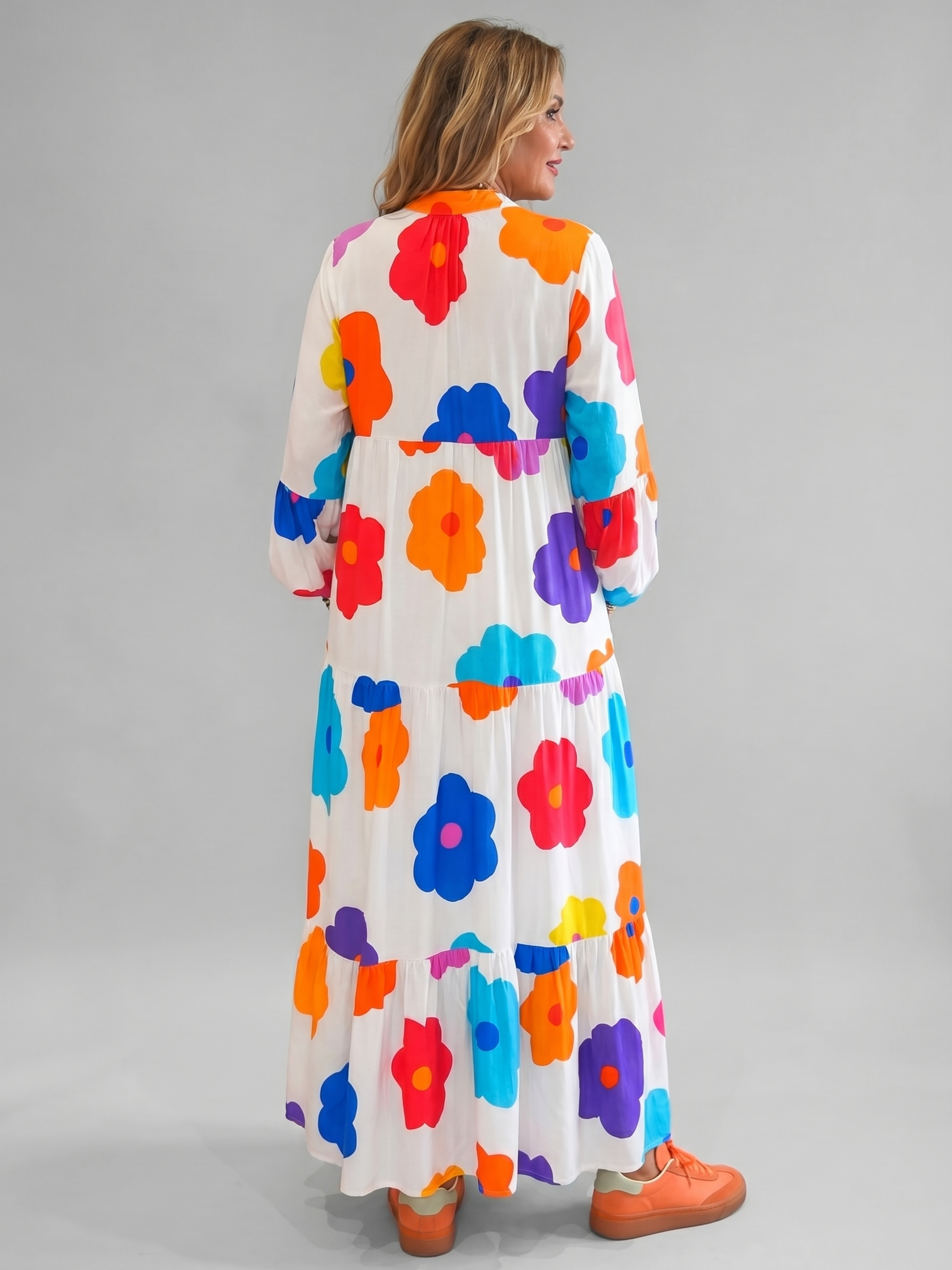 Poppy | Bold Floral Maxi Dress