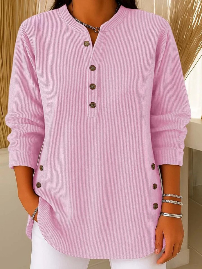Neva - Button Henley Tunic