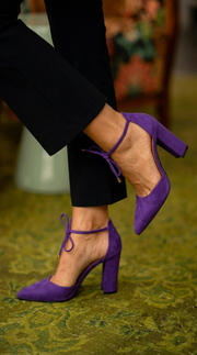 Court Shoes with Ankle Strap