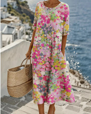 Chérie - Lightweight Floral Midi Dress