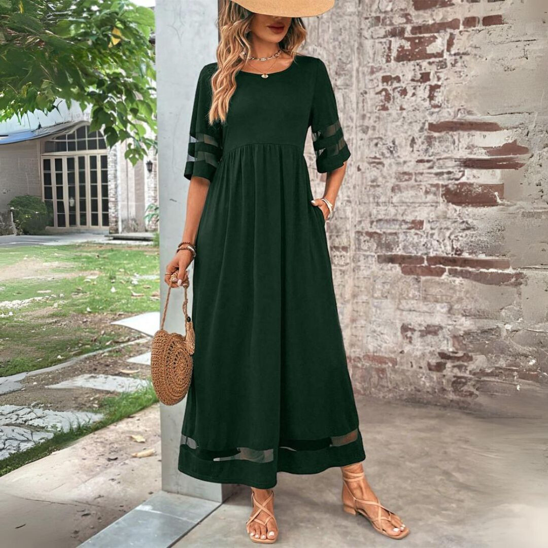 Aubrey - Flattering Tummy-Smoothing Midi Dress