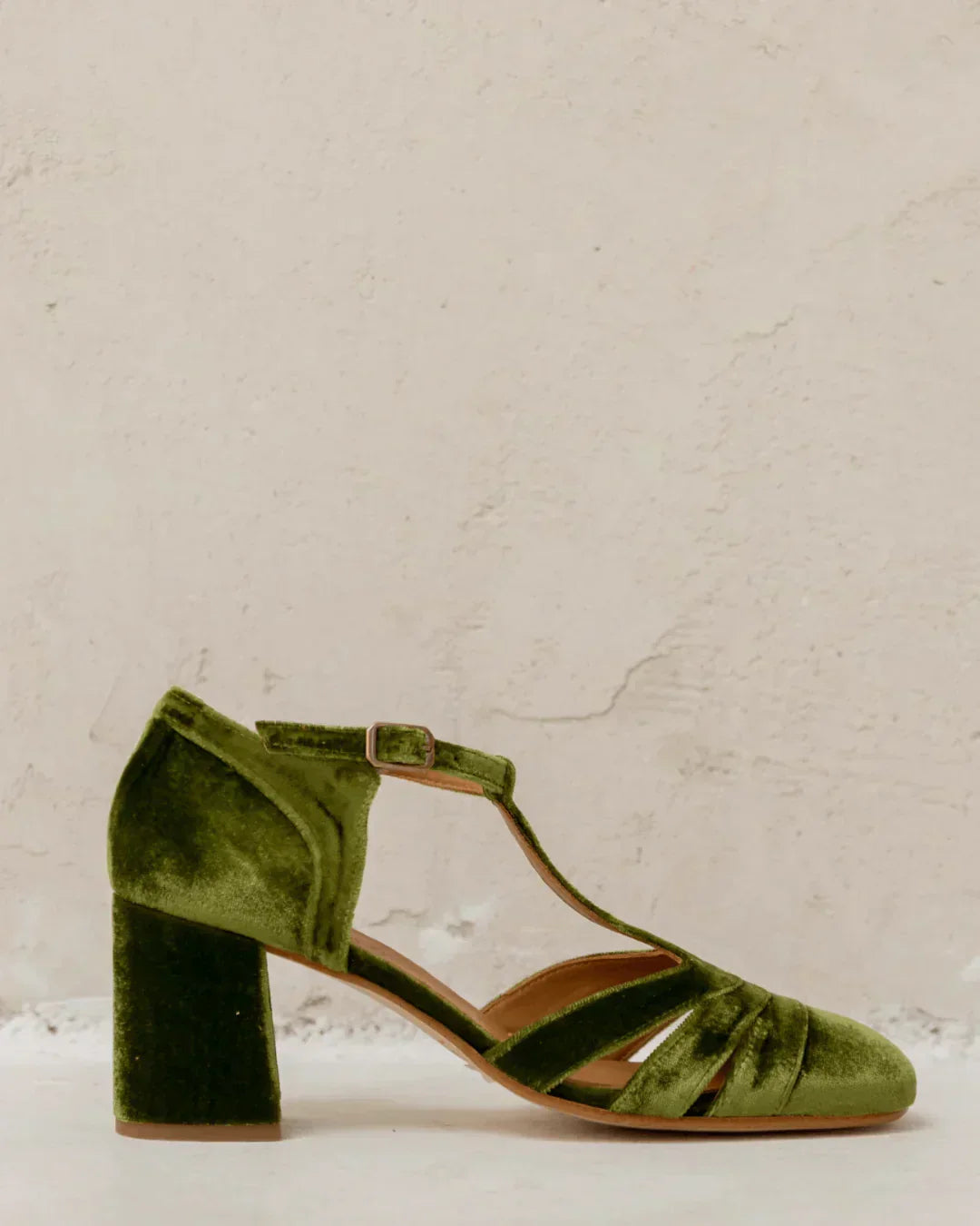 Woven Block Heel Sandals