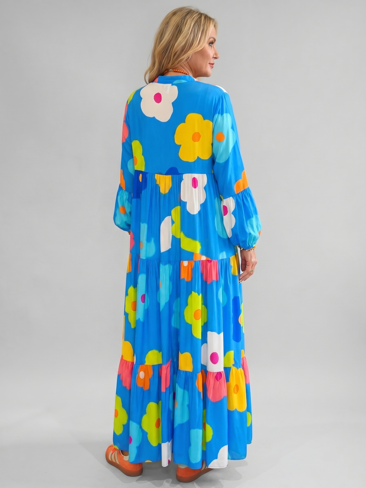 Poppy | Bold Floral Maxi Dress