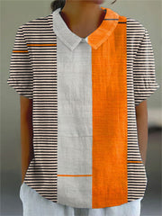 Lena | Modern Colour Block Blouse