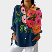 Fey - Elegant Floral Blouse