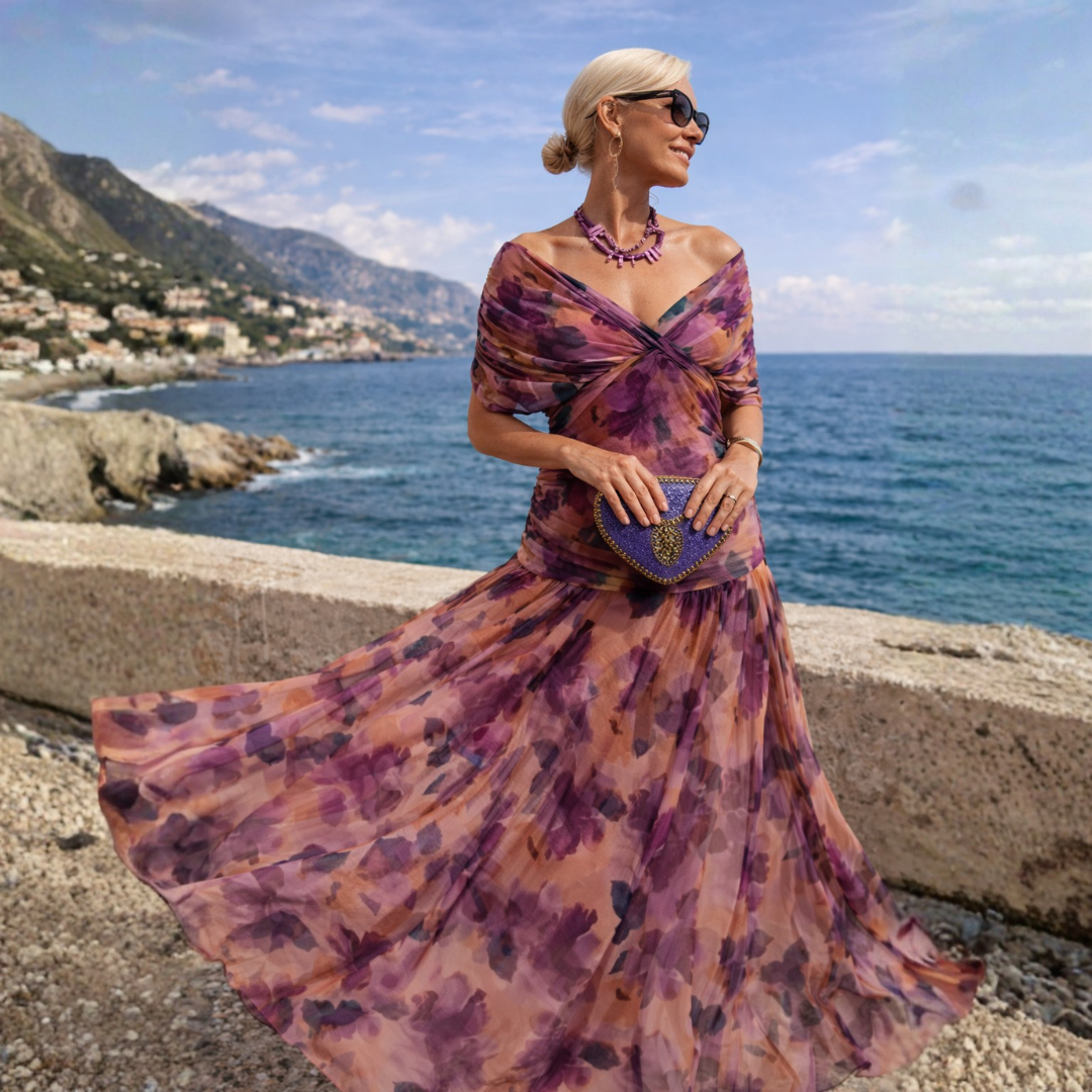 Mikaela - Off Shoulder Maxi Dress