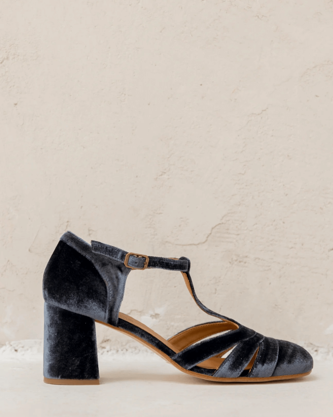Woven Block Heel Sandals