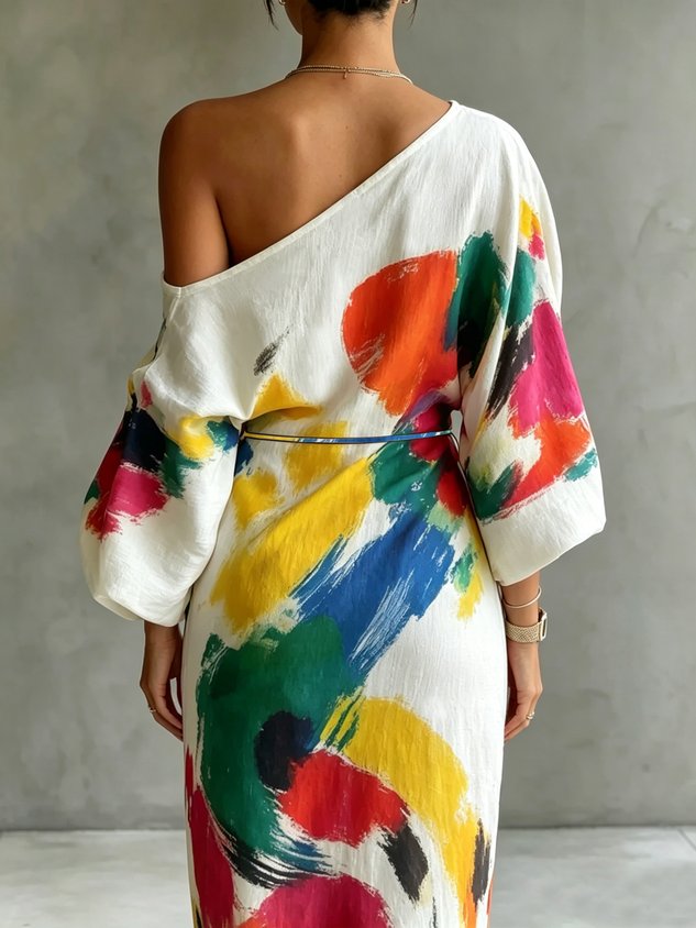 Thea - Colourful Summer Maxi Dress