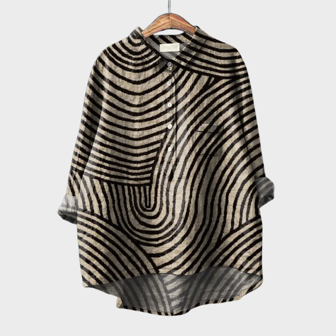 Elegant Breathable Summer Blouse