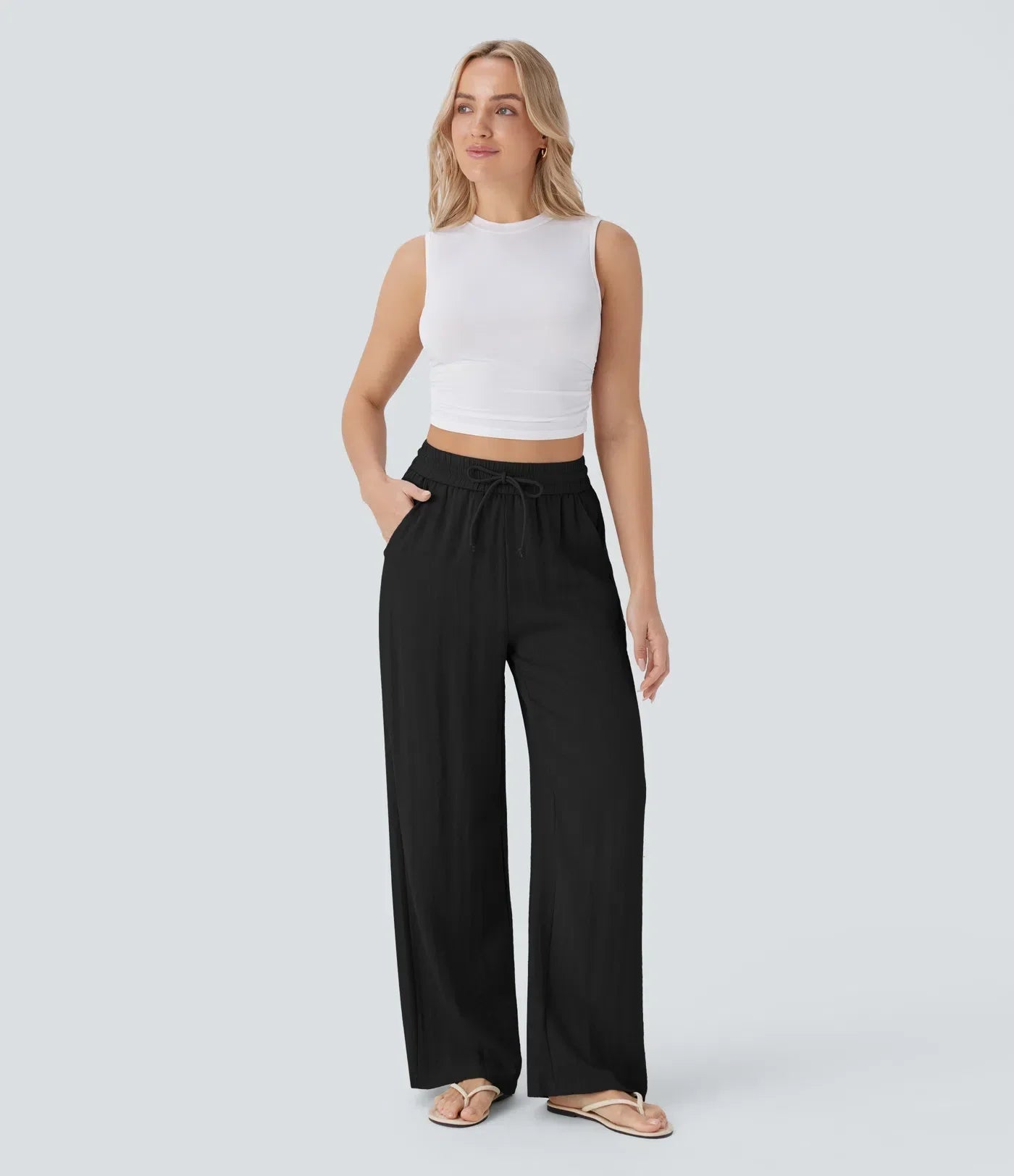 Sarah | Effortless Wide-Leg Trousers