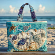 Turtle Embrace Quilted Bag