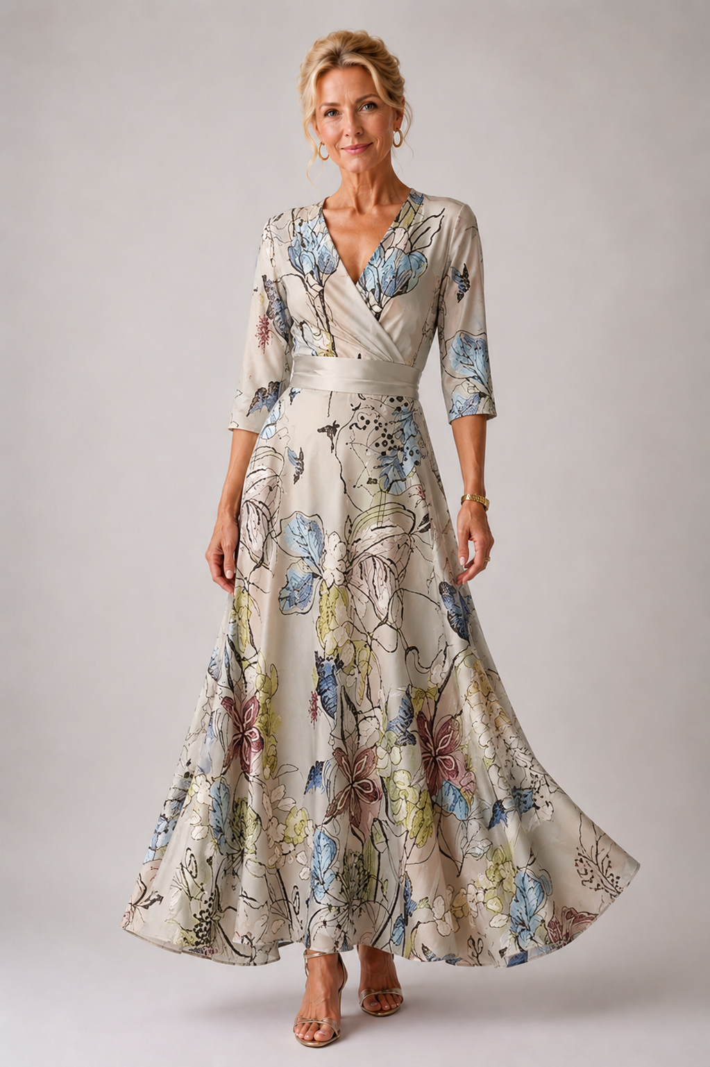 Ysa - Chic Dress with Floral Print