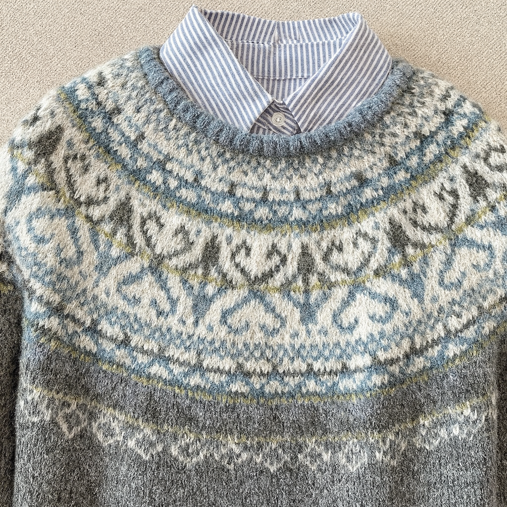 Luxe - Chic Vintage Knit Sweater