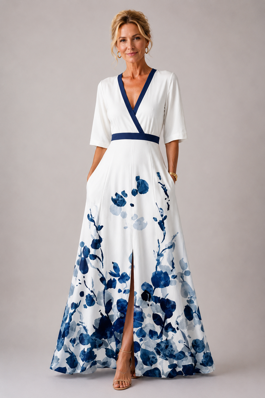 Ysa - Chic Dress with Floral Print